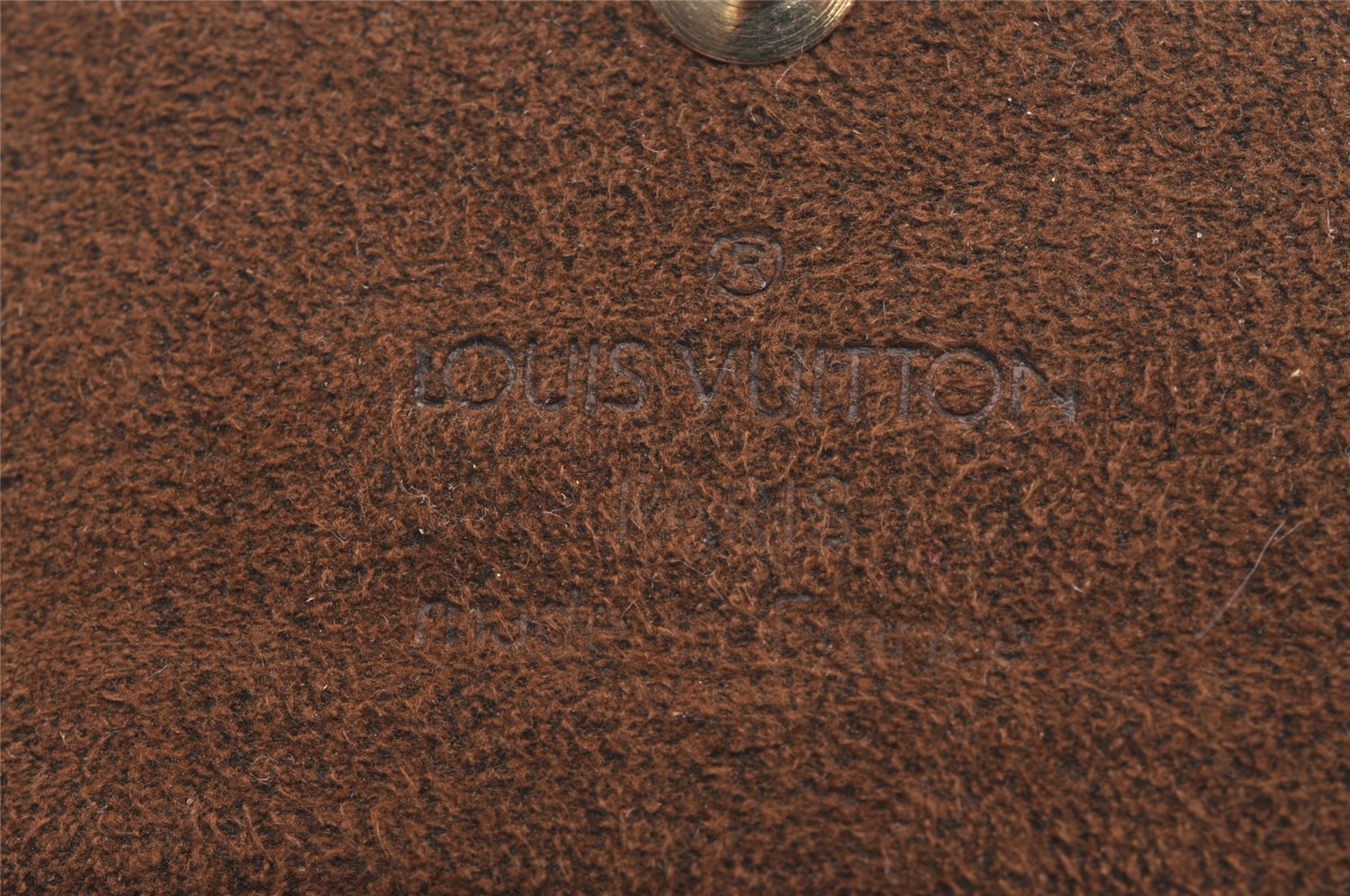 Authentic Louis Vuitton Damier Cufflinks Accessory Case Pouch M64681 LV 1600I