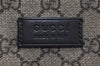 Authentic GUCCI Vintage Clutch Hand Bag Purse GG PVC Leather 523293 Brown 1600J