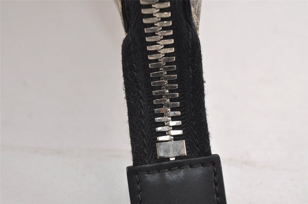 Authentic GUCCI Vintage Clutch Hand Bag Purse GG PVC Leather 523293 Brown 1600J