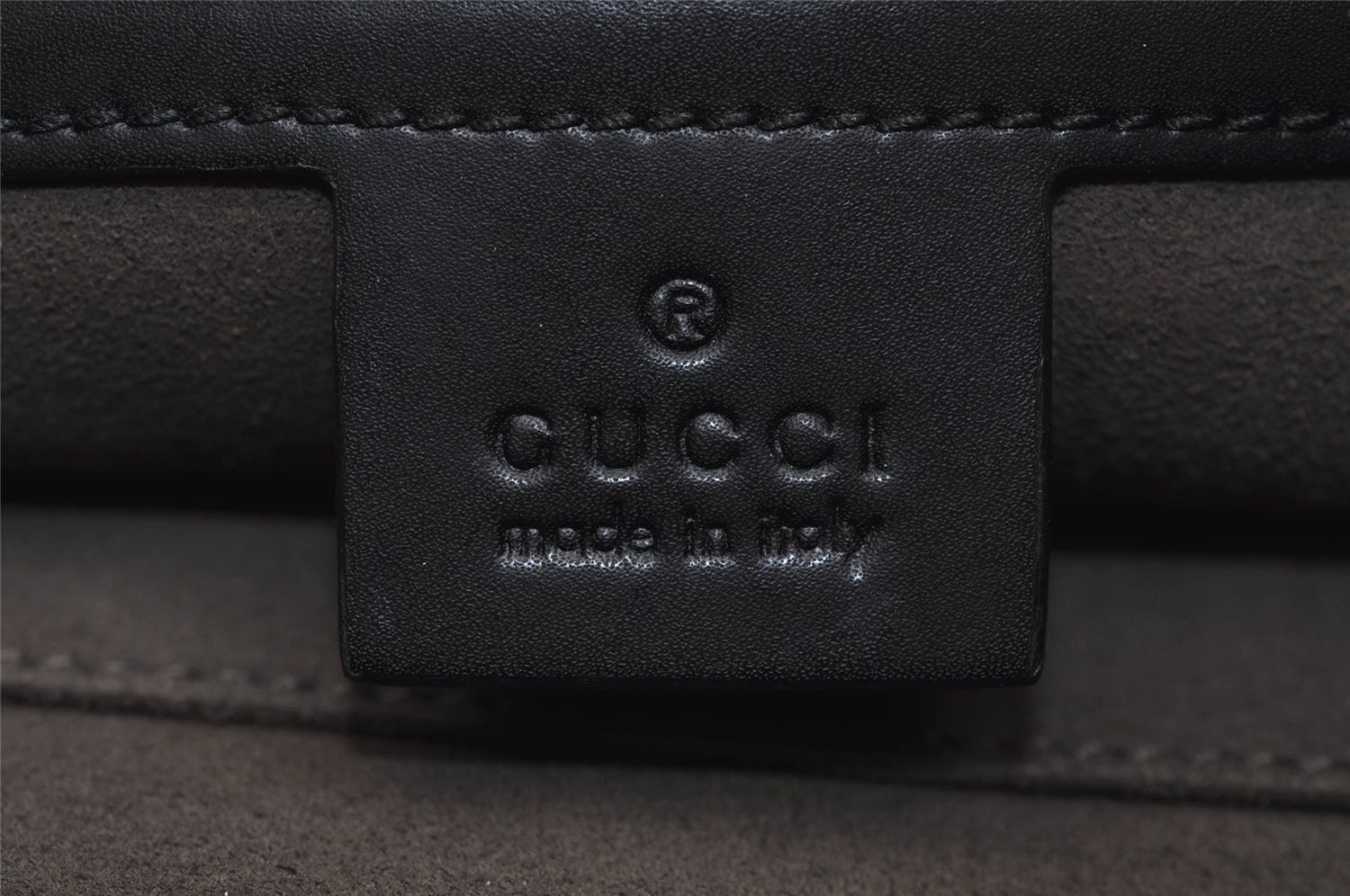 Authentic GUCCI Vintage Clutch Hand Bag Purse GG PVC Leather 523293 Brown 1600J