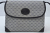 Authentic GUCCI Micro GG PVC Leather Shoulder Crossbody Bag Navy Blue Junk 1601J