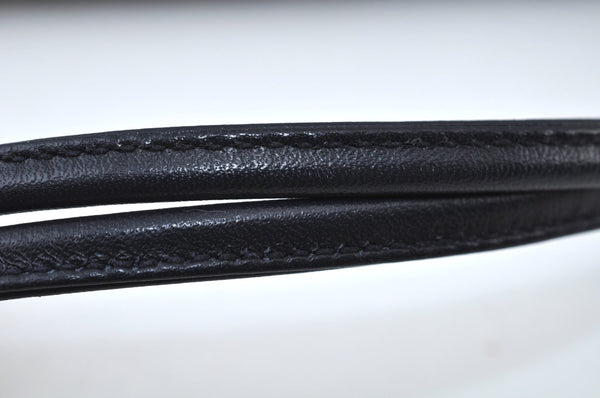 Authentic GUCCI Micro GG PVC Leather Shoulder Crossbody Bag Navy Blue Junk 1601J