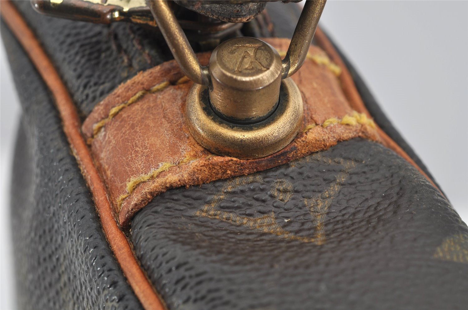 Authentic Louis Vuitton Monogram Marly Dragonne GM M51825 Clutch Hand Bag 1602I