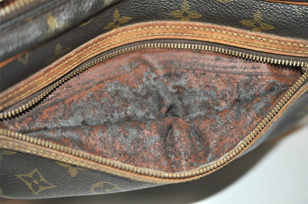 Authentic Louis Vuitton Monogram Marly Dragonne GM M51825 Clutch Hand Bag 1602I