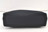 Authentic Salvatore Ferragamo Vara Chain Shoulder Bag Nylon Leather Navy 1602K