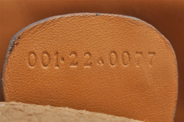 Authentic GUCCI Micro GG PVC Leather Shoulder Cross Body Bag Brown Junk 1603I