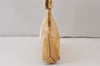 Authentic PRADA Vintage Velour Shoulder Hand Bag Purse Beige 1603K
