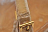 Authentic PRADA Vintage Velour Shoulder Hand Bag Purse Beige 1603K