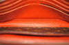 Authentic Louis Vuitton Monogram Epi Portefeuille Marie Rose Wallet Orange 1604K