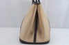 Authentic HERMES Garden Party PM Tote Hand Bag Leather Beige Brown 1606K