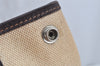 Authentic HERMES Garden Party PM Tote Hand Bag Leather Beige Brown 1606K