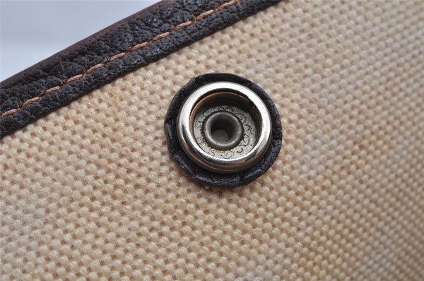 Authentic HERMES Garden Party PM Tote Hand Bag Leather Beige Brown 1606K