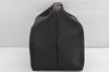 Authentic FENDI Pequin Vanity Case Hand Bag Pouch PVC Black Brown Junk 1607K