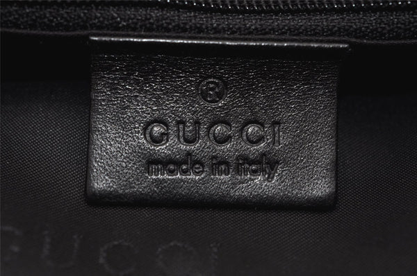 Authentic GUCCI Vintage Shoulder Bag Purse Nylon Leather 0013766 Black  1608I