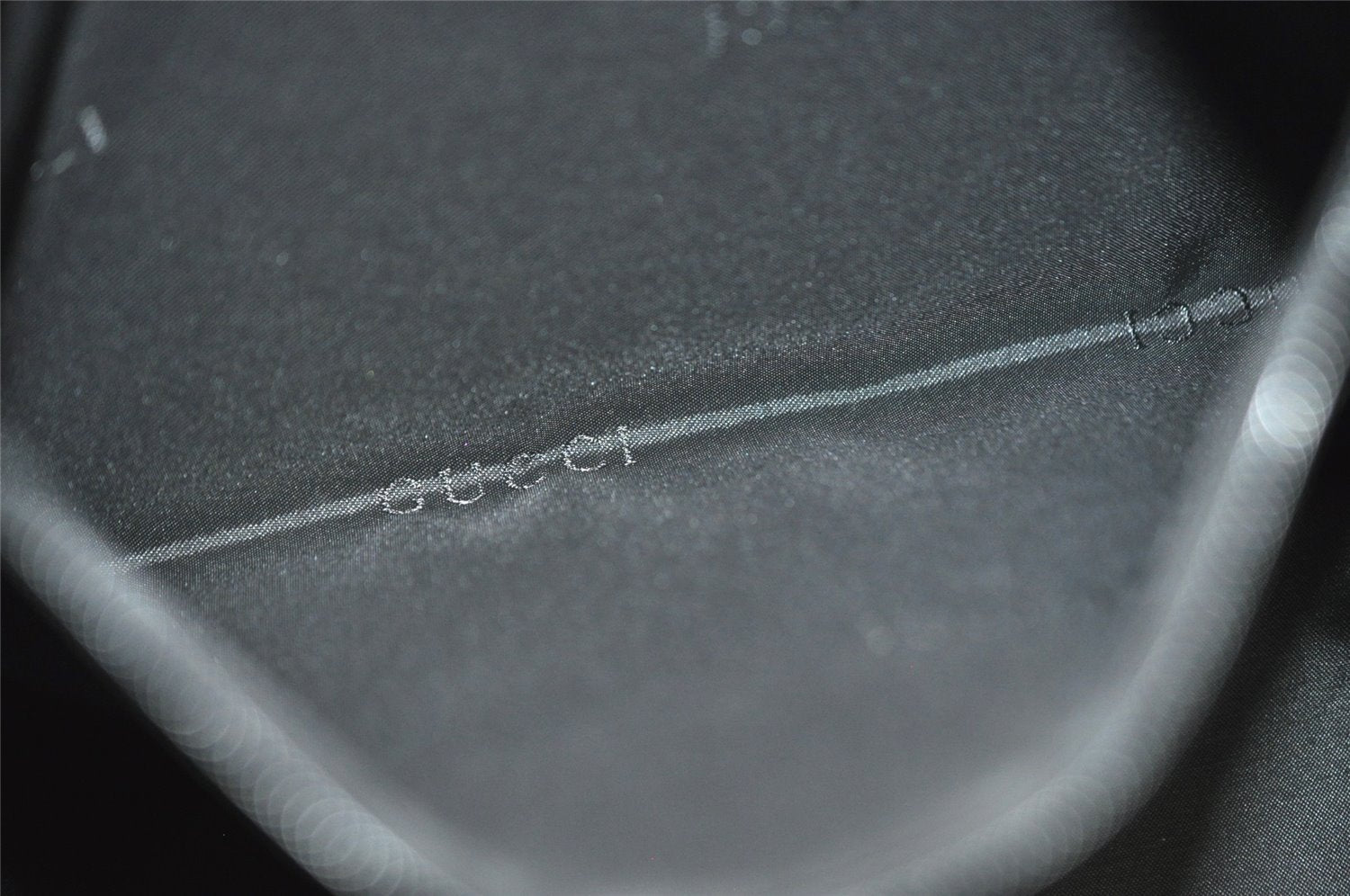 Authentic GUCCI Vintage Shoulder Bag Purse Nylon Leather 0013766 Black  1608I