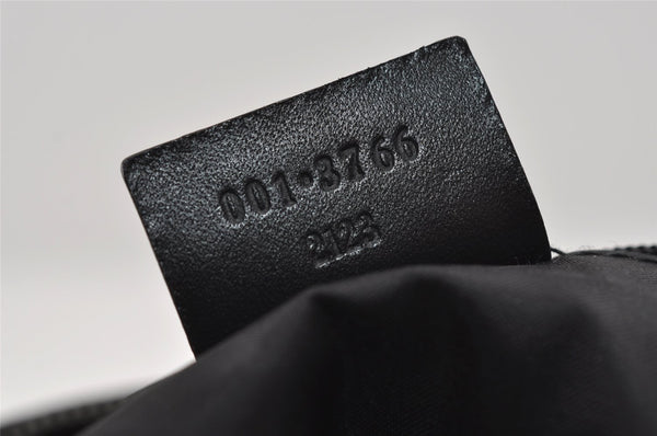 Authentic GUCCI Vintage Shoulder Bag Purse Nylon Leather 0013766 Black  1608I