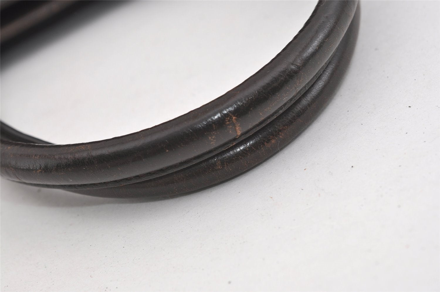 Authentic GUCCI Vintage Shoulder Tote Bag Nylon Leather Brown 1608J