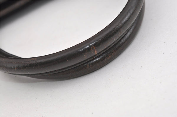 Authentic GUCCI Vintage Shoulder Tote Bag Nylon Leather Brown 1608J