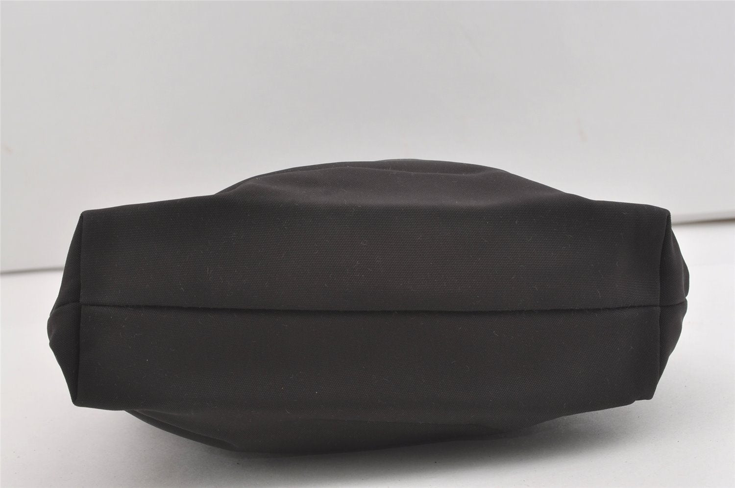 Authentic GUCCI Vintage Shoulder Tote Bag Nylon Leather Brown 1608J