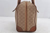 Authentic CELINE Macadam Blason Shoulder Hand Bag Purse PVC Leather Beige 1608K