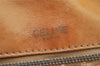 Authentic CELINE Macadam Blason Shoulder Hand Bag Purse PVC Leather Beige 1608K