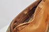 Authentic CELINE Macadam Blason Shoulder Hand Bag Purse PVC Leather Beige 1608K