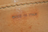 Authentic CELINE Macadam Blason Shoulder Hand Bag Purse PVC Leather Beige 1608K