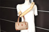 Authentic CELINE Macadam Blason Shoulder Hand Bag Purse PVC Leather Beige 1608K