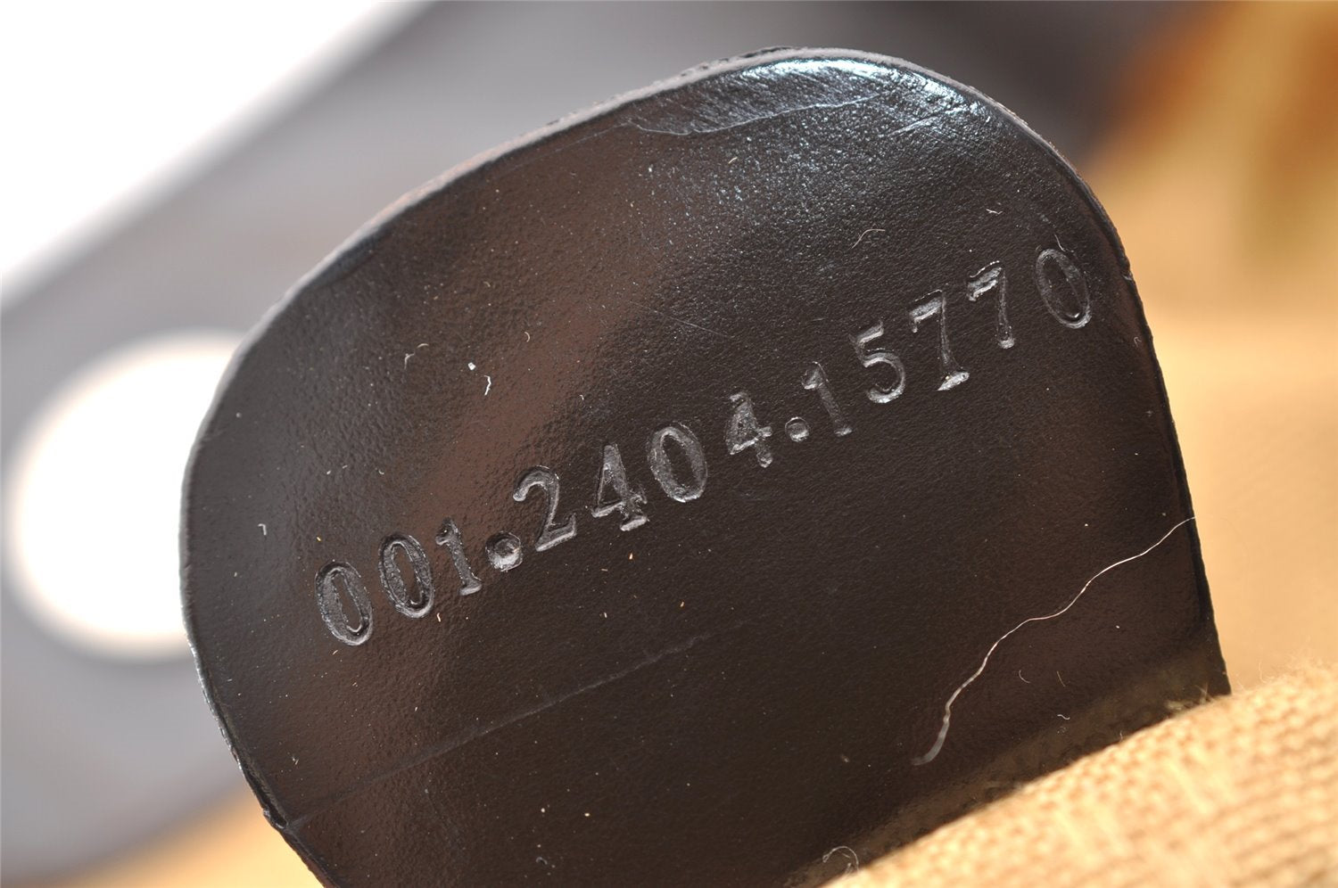 Authentic GUCCI Vintage Bamboo 2Way Shoulder Tote Bag Nylon Leather Brown 1609I