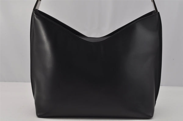 Authentic GUCCI Vintage Shoulder Hand Bag Purse Leather 0013017 Black 1609J