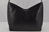 Authentic GUCCI Vintage Shoulder Hand Bag Purse Leather 0013017 Black 1609J