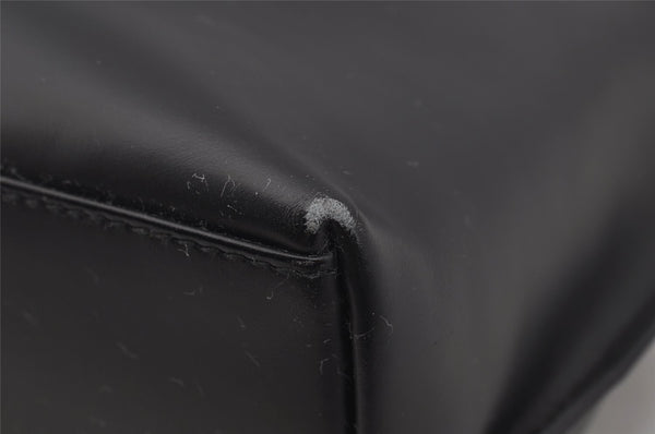 Authentic GUCCI Vintage Shoulder Hand Bag Purse Leather 0013017 Black 1609J