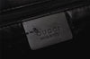Authentic GUCCI Vintage Shoulder Hand Bag Purse Leather 0013017 Black 1609J
