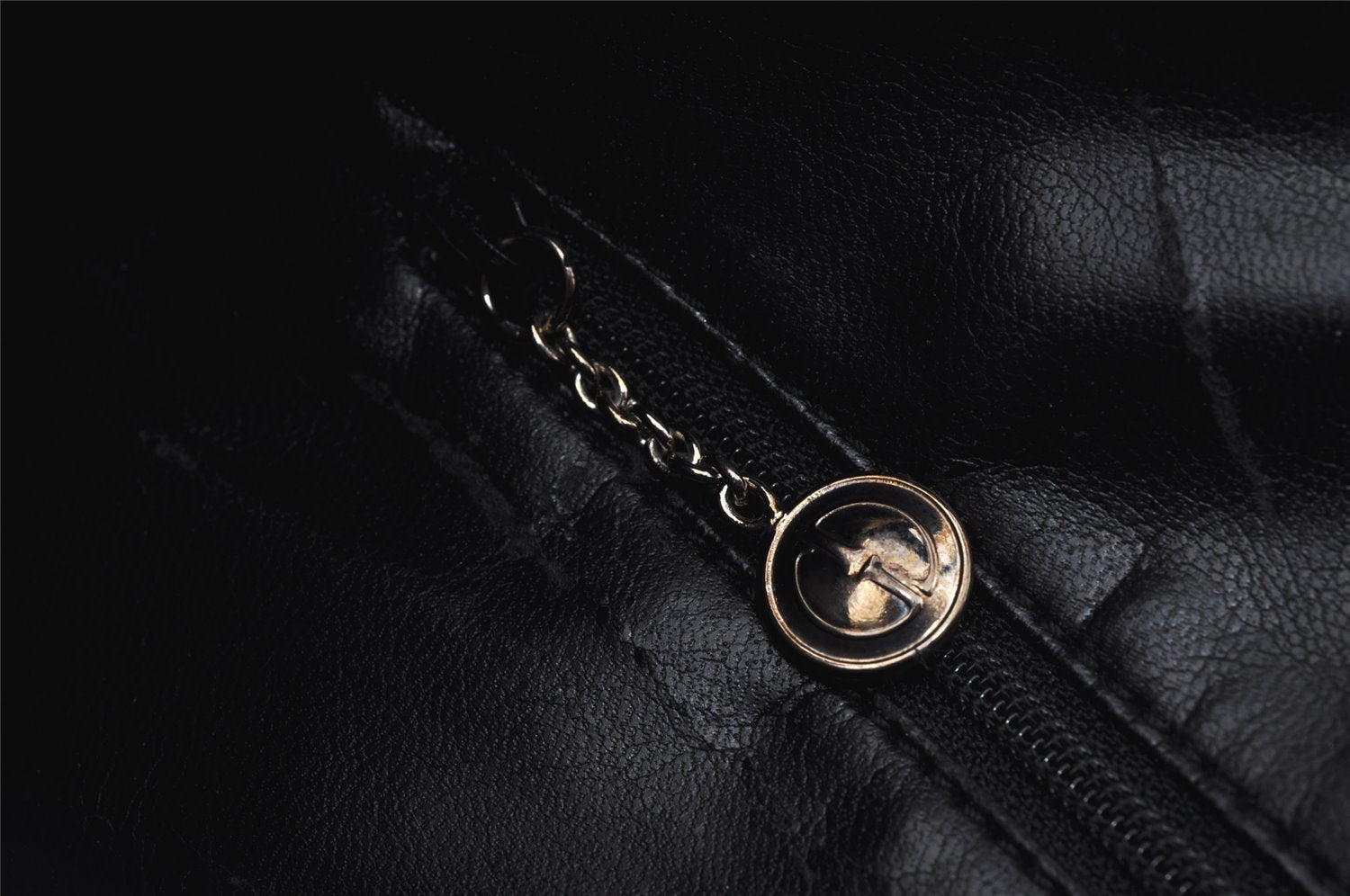 Authentic GUCCI Vintage Shoulder Hand Bag Purse Leather 0013017 Black 1609J