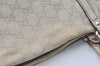 Authentic GUCCI Guccissima Shoulder Tote Bag GG Leather 197953 White 1610I