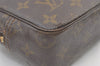 Auth Louis Vuitton Monogram Trousse Toilette 23 Clutch Hand Bag M47524 LV 1610K