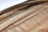 Authentic GUCCI Shoulder Cross Body Bag Purse GG PVC Leather Brown 1612I