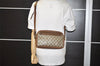 Authentic GUCCI Shoulder Cross Body Bag Purse GG PVC Leather Brown 1612I