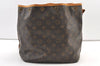 Auth Louis Vuitton Monogram Petit Noe M42226 Shoulder Drawstring Bag Junk 1612K