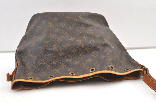 Auth Louis Vuitton Monogram Petit Noe M42226 Shoulder Drawstring Bag Junk 1612K