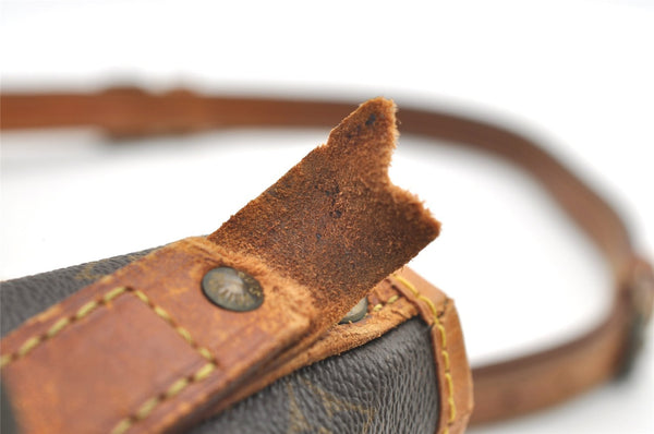 Auth Louis Vuitton Monogram Petit Noe M42226 Shoulder Drawstring Bag Junk 1612K