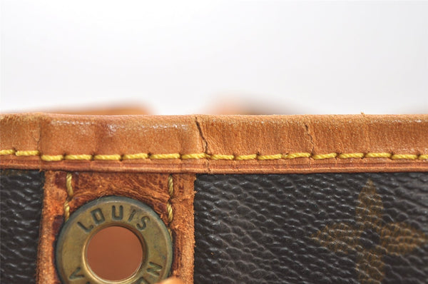 Auth Louis Vuitton Monogram Petit Noe M42226 Shoulder Drawstring Bag Junk 1612K