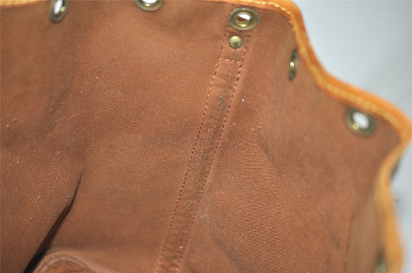 Auth Louis Vuitton Monogram Petit Noe M42226 Shoulder Drawstring Bag Junk 1612K