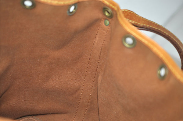 Auth Louis Vuitton Monogram Petit Noe M42226 Shoulder Drawstring Bag Junk 1612K