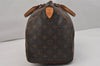 Authentic Louis Vuitton Monogram Speedy 35 Hand Boston Bag M41524 LV 1613K