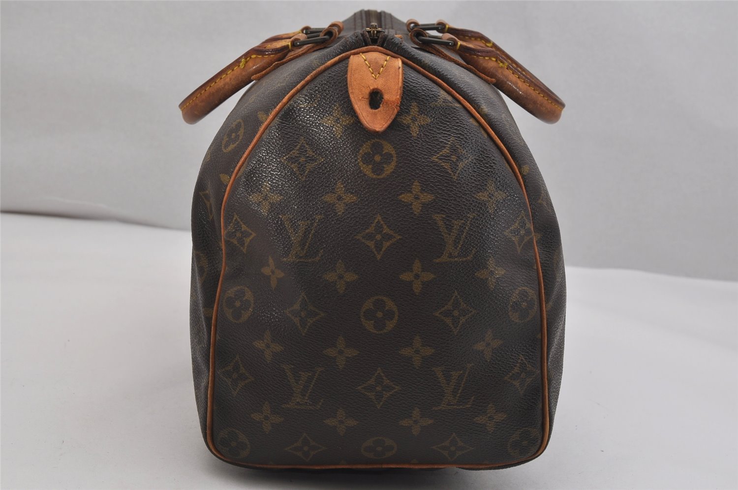 Authentic Louis Vuitton Monogram Speedy 35 Hand Boston Bag M41524 LV 1613K