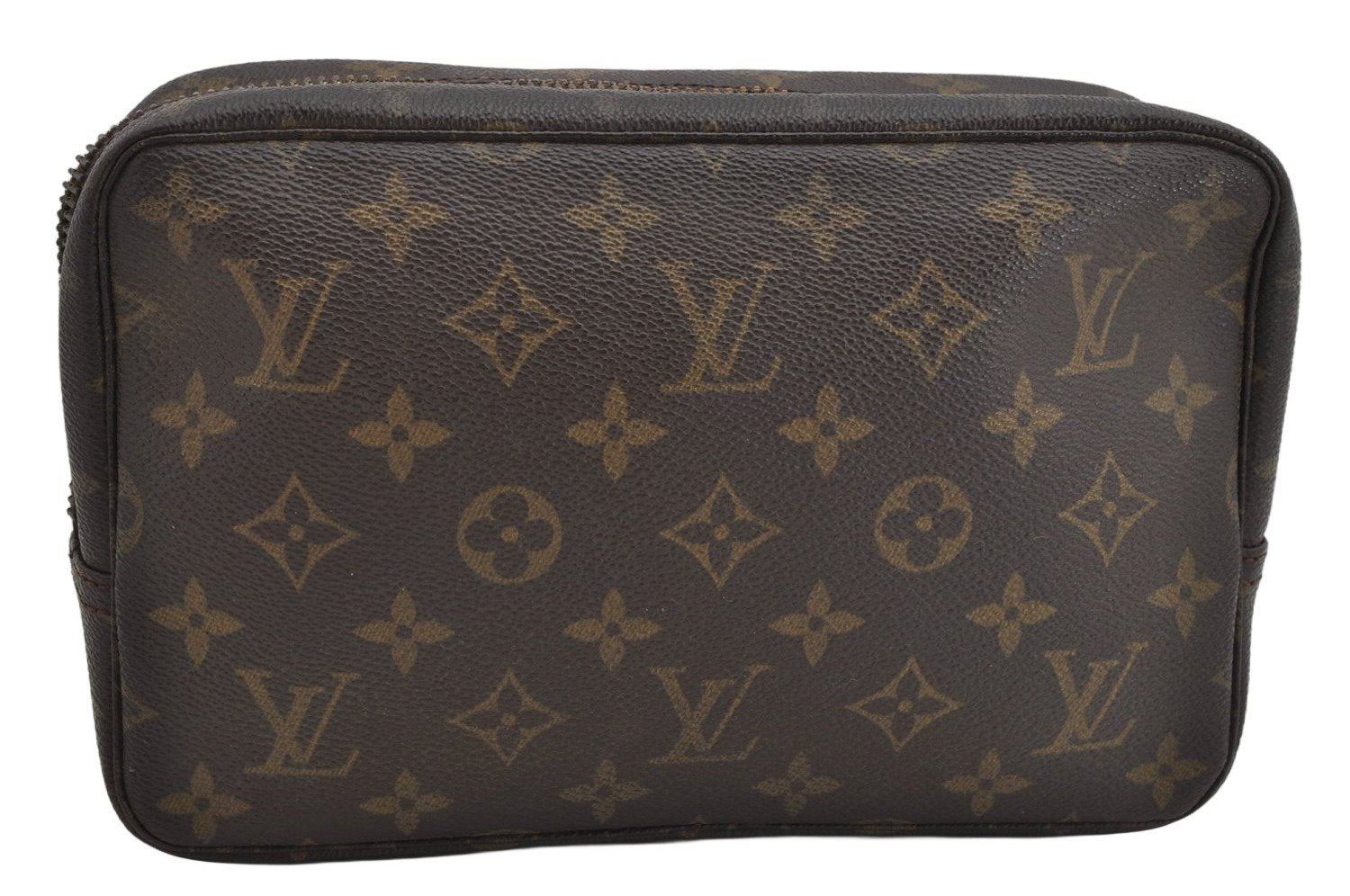 Auth Louis Vuitton Monogram Trousse Toilette 23 Clutch Bag M47524 Junk 1614K