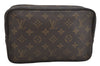 Auth Louis Vuitton Monogram Trousse Toilette 23 Clutch Bag M47524 Junk 1614K