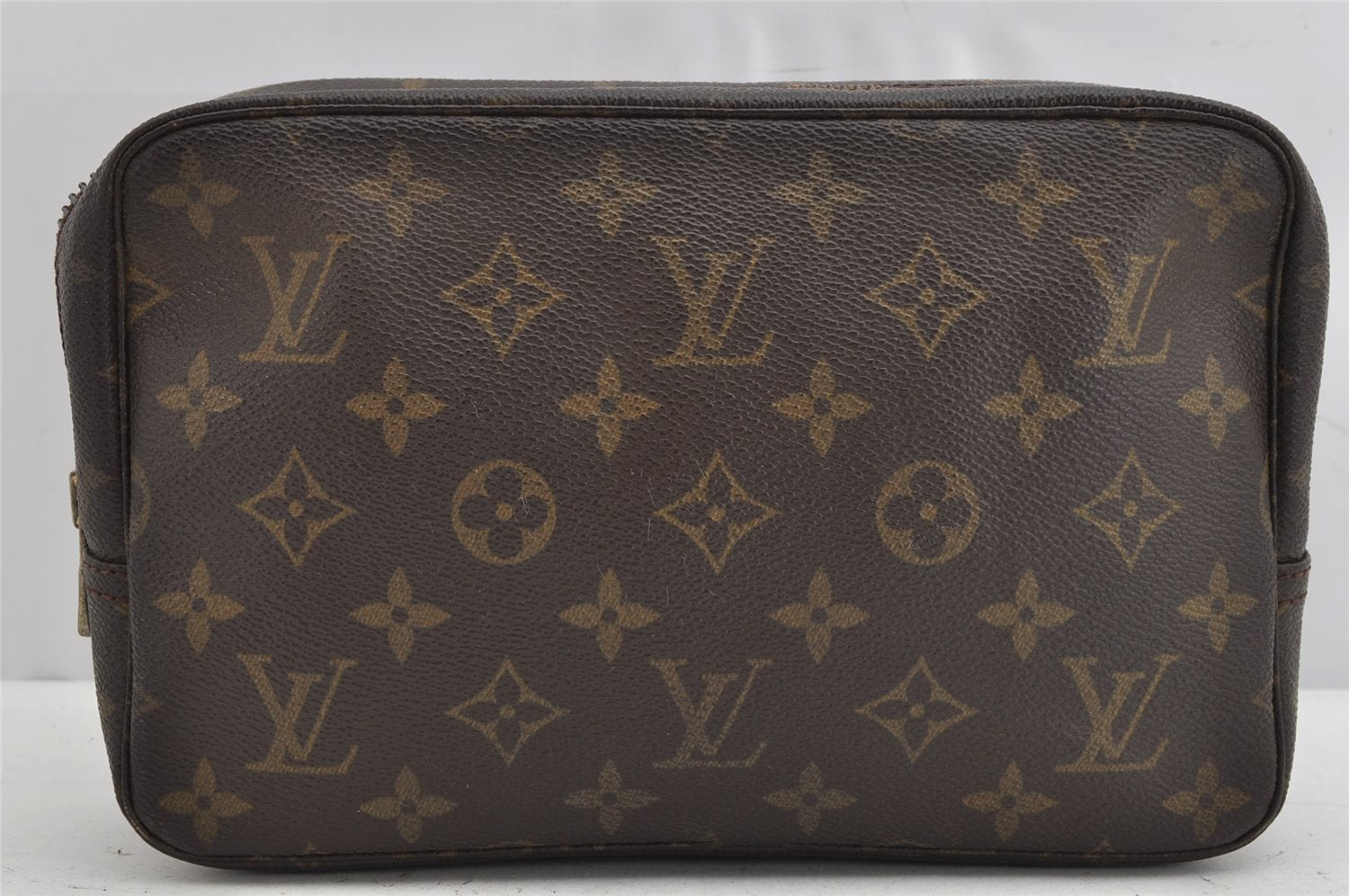 Auth Louis Vuitton Monogram Trousse Toilette 23 Clutch Bag M47524 Junk 1614K