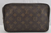 Auth Louis Vuitton Monogram Trousse Toilette 23 Clutch Bag M47524 Junk 1614K